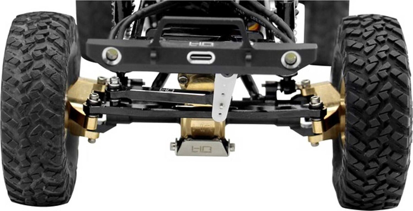 Black Aluminum Fix Link Steering Rod: SCX24