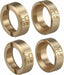 Brass 3.3g Wheel Weights, 1/30 Axial SCX30