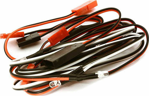 3mm Size LED Lights, Red (2) & White (4) with Harness