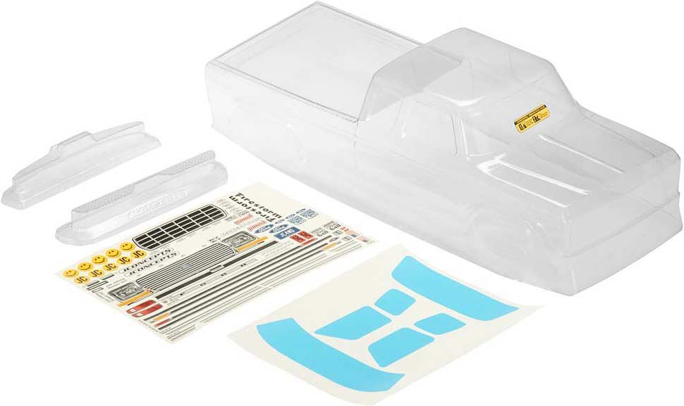 1/10 1979 F250 SuperCab MT Clear Body with Bumper, 7" Width, 12.75" Wheelbase