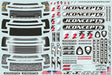 1/10 F2 Finnisher Clear Body with Rear Spoiler: T6.1