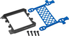 B6.3 Carbon Logo Cargo Net Battery Brace, Blue