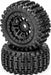 1/8 Magma Pre-Mounted Monster Truck Tires, Medium Compound, Shuttle Wheels (2)