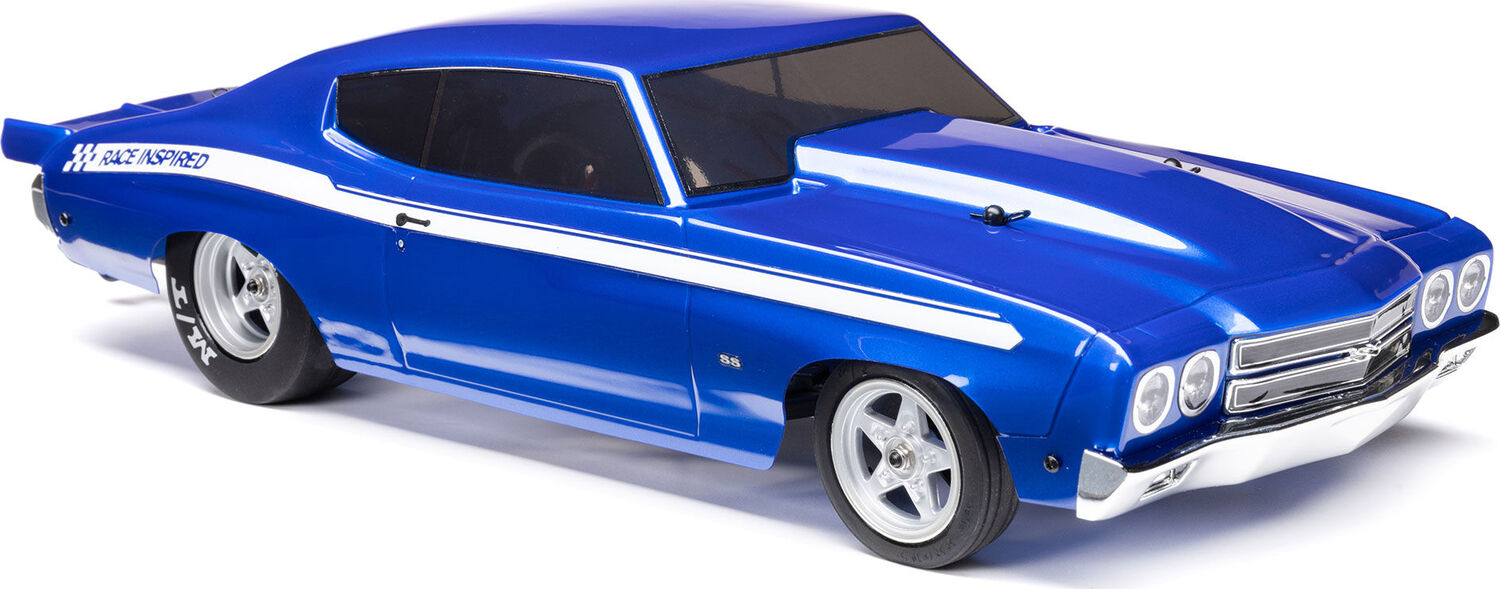 1/16 1970 Chevelle 2WD Mini No Prep Drag Car RTR, Blue