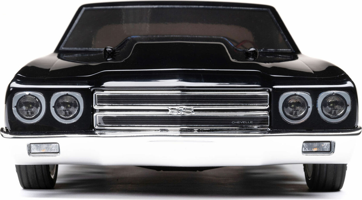 1/16 1970 Chevy Chevelle 2WD Mini No Prep Drag Car RTR, Black