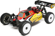 1/8 8IGHT 4WD Nitro Buggy RTR, Red/Yellow