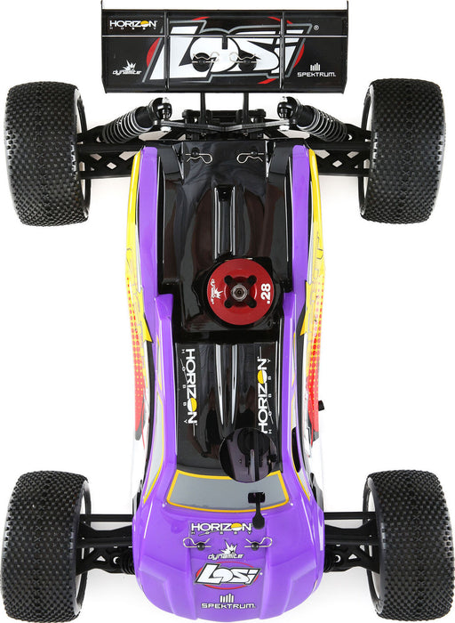 1/8 8IGHT-T 4WD Nitro Truggy RTR, Purple/Yellow