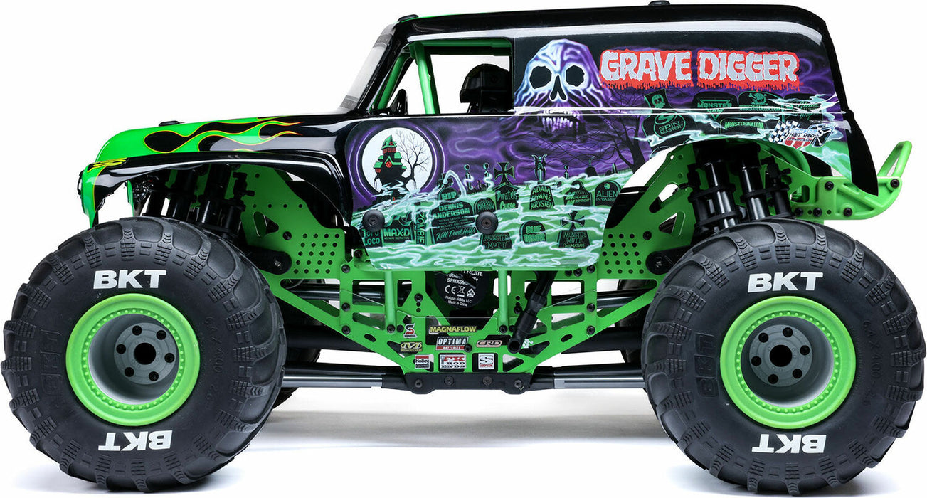 1/8 LMT 2.0 Grave Digger 4X4 Solid Axle Brushless Monster Truck RTR, Green