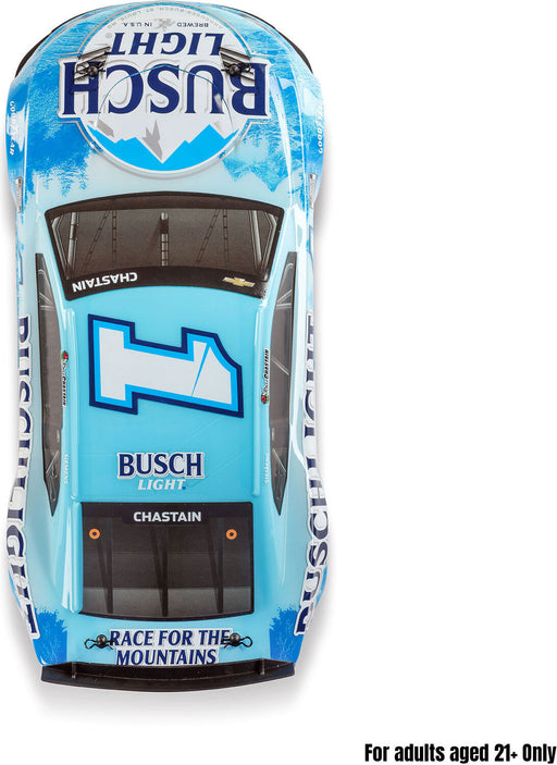 1/12 NASCAR RC Race Car Ross Chastain No. 1 2025 Busch Light Chevrolet ZL1 2S AWD RTR Brushed On-Road (Battery & Charger Included),  Blue