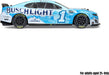 1/12 NASCAR RC Race Car Ross Chastain No. 1 2025 Busch Light Chevrolet ZL1 2S AWD RTR Brushed On-Road (Battery & Charger Included),  Blue