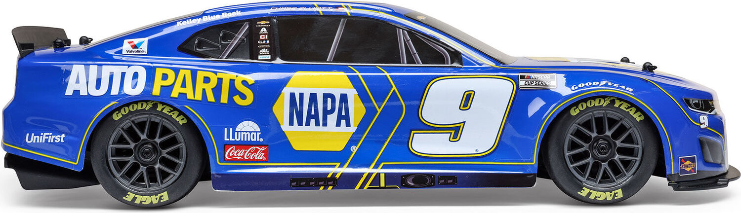 1/12 NASCAR RC Race Car Chase Elliott No. 9 NAPA 2025 Chevrolet Camaro ZL1 2S AWD RTR Brushed On-Road (Battery & Charger Included)