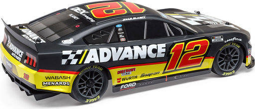 1/12 NASCAR RC Race Car Ryan Blaney No. 12 Advance Auto 2025 Ford Mustang 2S AWD RTR Brushed On-Road (Battery & Charger Included)