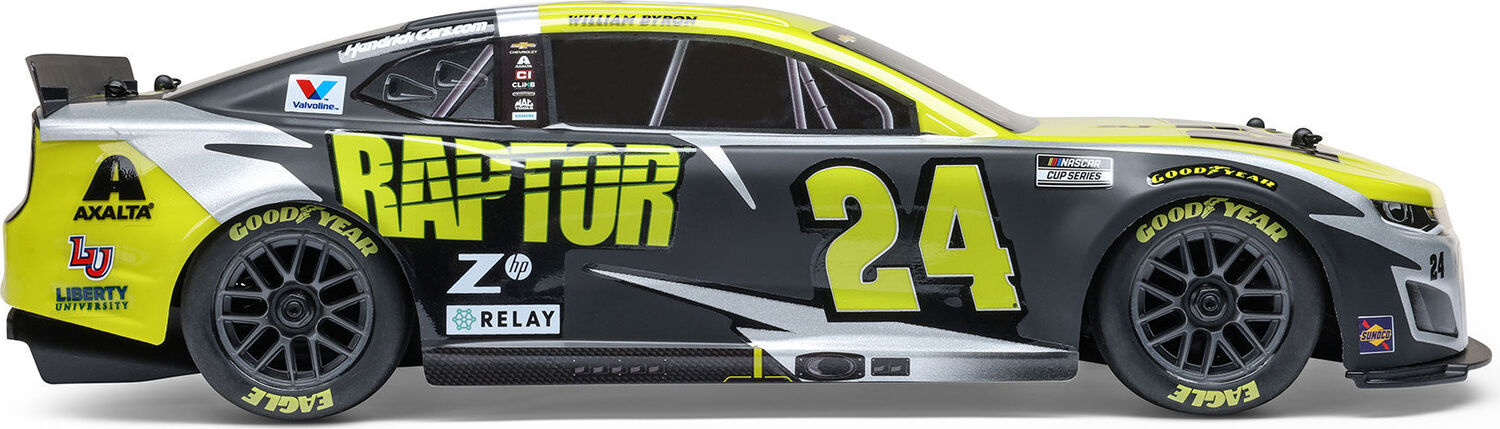 1/12 NASCAR RC Race Car William Byron No. 24 Raptor 2025 Chevrolet Camaro ZL1 2S AWD RTR Brushed On-Road (Battery & Charger Included)