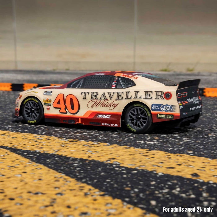 1/12 NASCAR RC Race Car Justin Allgaier No. 40 2026 Traveller Whiskey Chevrolet ZL1 2S AWD RTR Brushed On-Road (Battery & Charger Included)