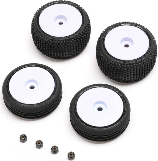 Tires & Wheels Mounted, White: Micro-B