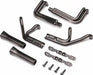 Header Set, Black Chrome: 22S Sprint