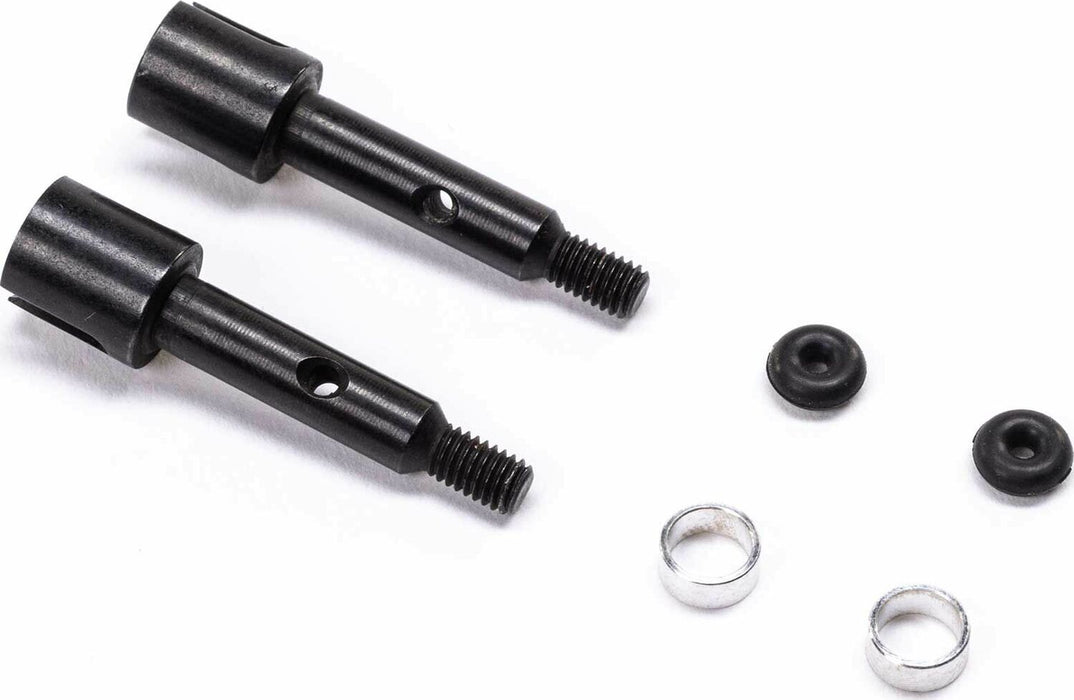 Rear Axles & Bearing Spacers: Mini Drag Car