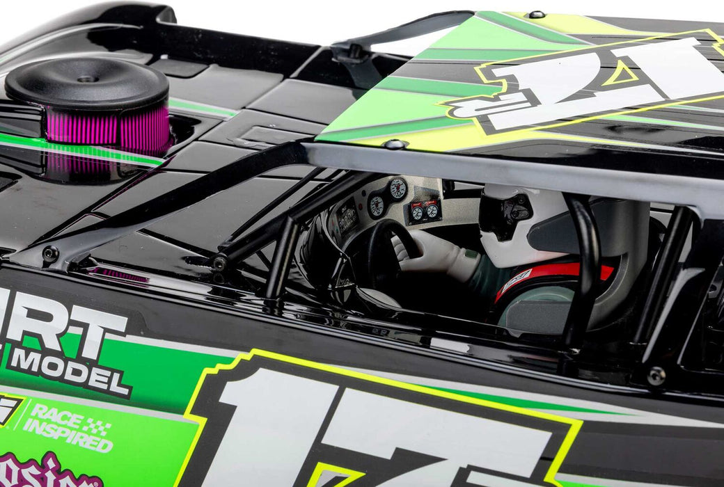 1/10 22S 2WD Dirt Oval Late Model RTR, Green