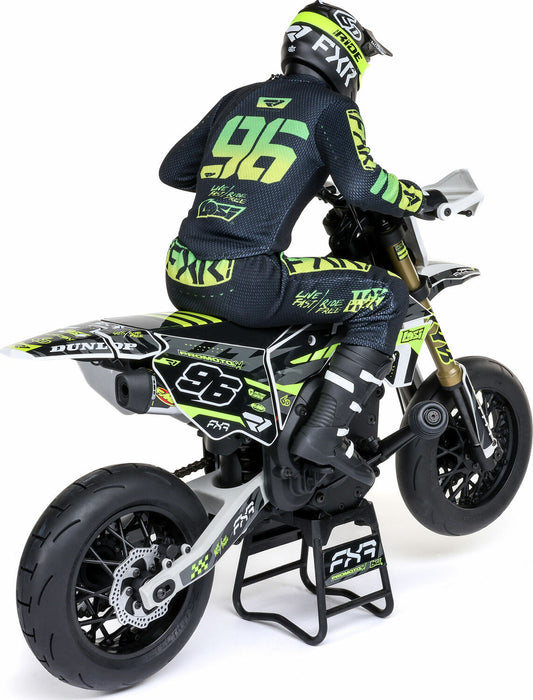 1/4 Promoto-SM FXR Supermoto Motorcycle RTR Basic, White
