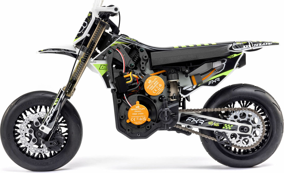 1/4 Promoto-SM FXR Supermoto Motorcycle RTR Basic, White