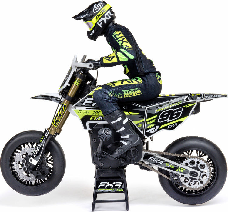 1/4 Promoto-SM FXR Supermoto Motorcycle RTR Basic, White