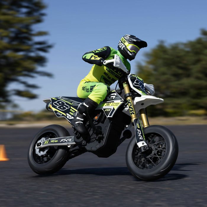1/4 Promoto-SM FXR Supermoto Motorcycle RTR (Battery and Charger Included), White