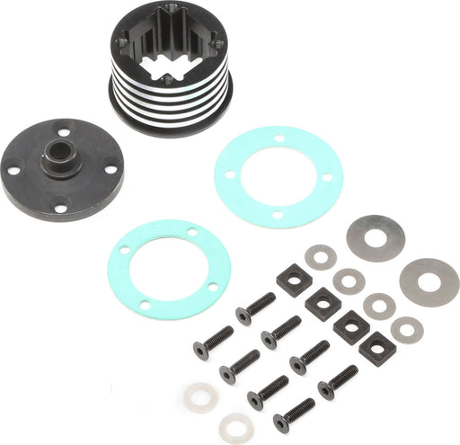 Diff Housing Set, Aluminum (1): DBXL-E
