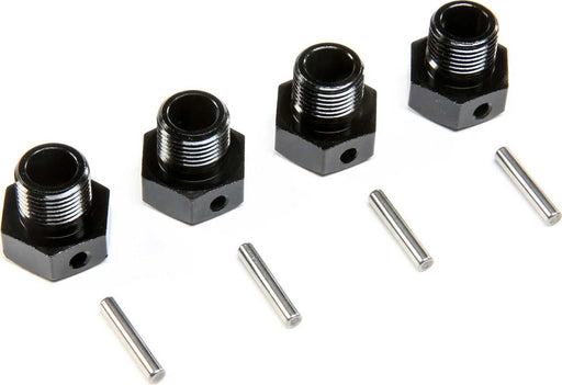 17mm Wheel Hex, Black (4): SBR 2.0