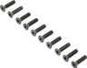 Flat Head Screws, Steel, Black Oxide, M4 x 16mm (10)