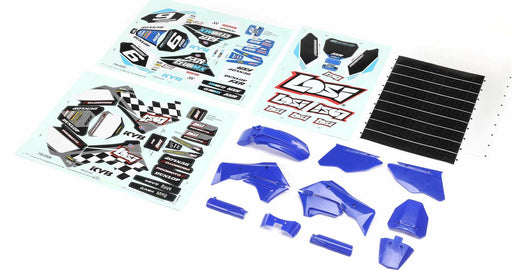 Blue Plastics with Wraps: Promoto-MX