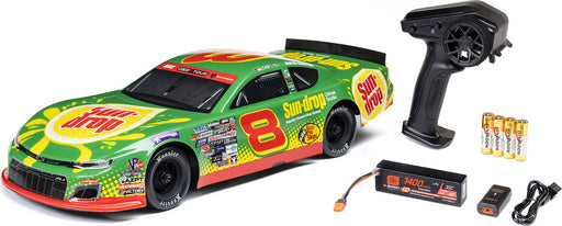 1/12 Asphalt Late Model RC Race Car Dale Earnhardt Jr. No. 8 2025 Sun Drop Chevrolet ZL1 2S AWD On-Road (Battery & Charger Included), Green