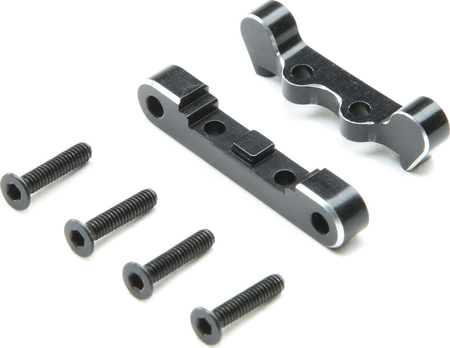 Pivot Block Set Rear, Aluminum: Mini-T 2.0, Mini-B
