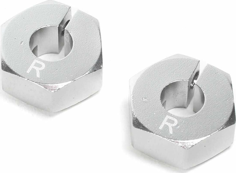 Clamping Rear Wheel Hexes, Aluminum: 22S