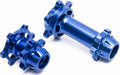 Aluminum Hub Set, Machined, Blue: Promoto-MX