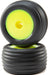 Directional Mounted Front Tires, Yellow (2): Mini-T 2.0