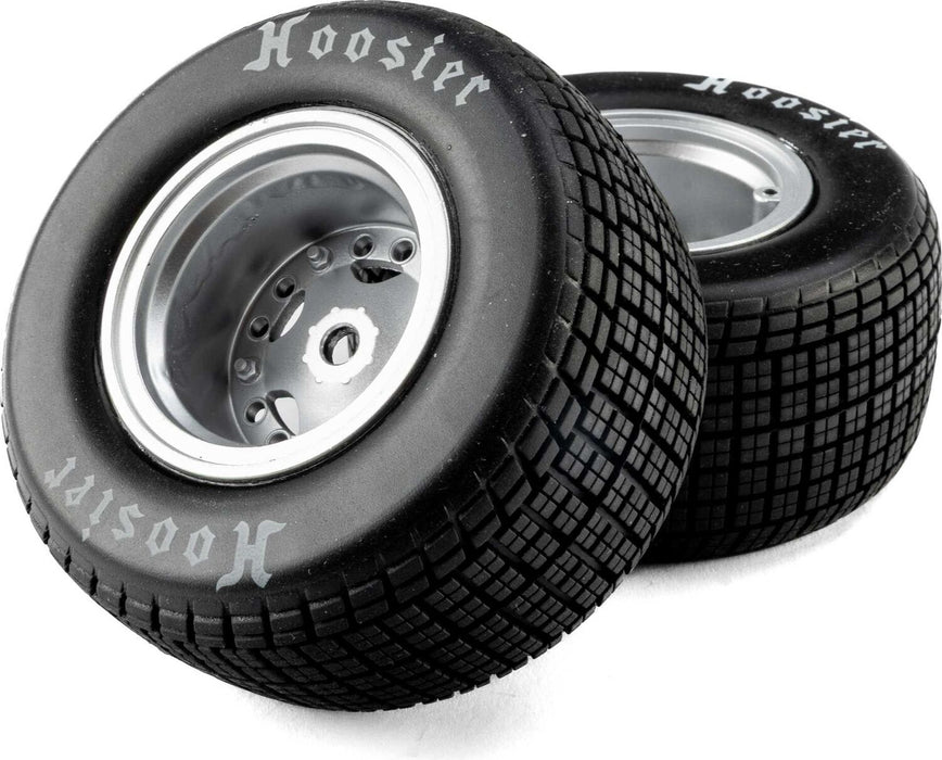 Hoosier Tires, Medium, Mounted, Satin Aluminum, Left/Right (2): 22S DLM