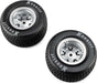Hoosier Tires, Medium, Mounted, Satin Aluminum, Left/Right (2): 22S DLM