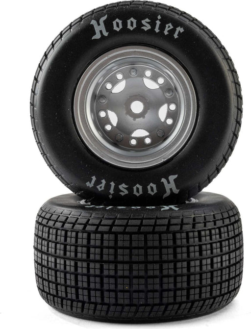 Hoosier Tires, Medium, Mounted, Satin Aluminum, Left/Right (2): 22S DLM