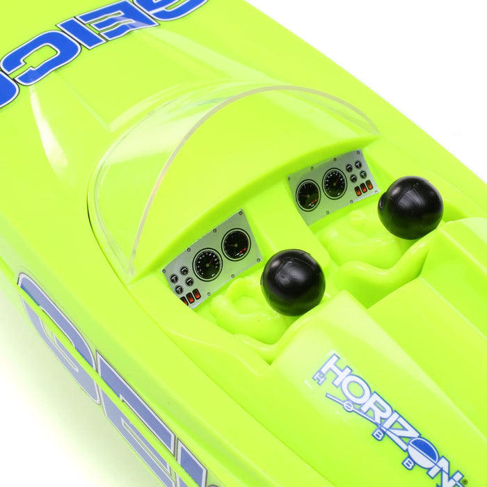 Miss GEICO 17" Power Boat Racer Self-Righting Deep-V RTR