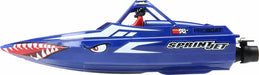 Sprintjet 9" Self-Righting Deep-V Jet Boat Brushed RTR, Blue