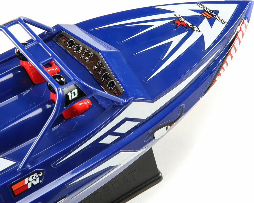 Sprintjet 9" Self-Righting Deep-V Jet Boat Brushed RTR, Blue