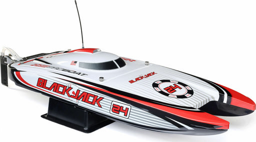 Blackjack 24" V2 RC Catamaran Boat Brushless: RTR, Vegas Offshore