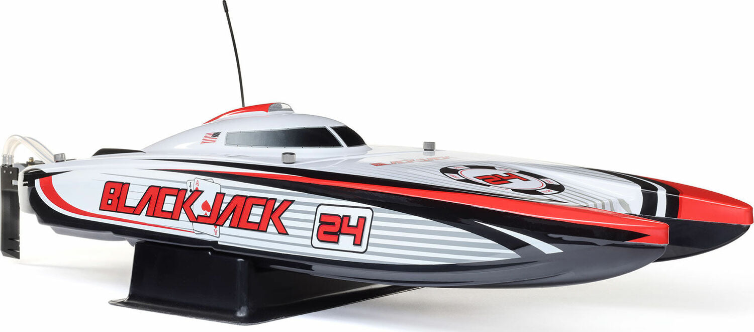 Blackjack 24" V2 RC Catamaran Boat Brushless: RTR, Vegas Offshore