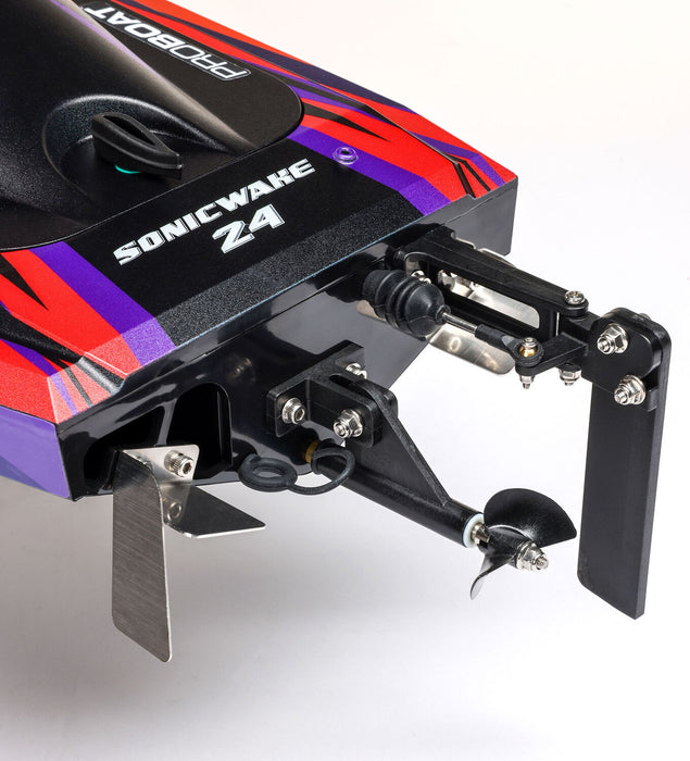 Sonicwake 24" Self-Righting Brushless Deep-V RTR (Battery & Charger Included), Red