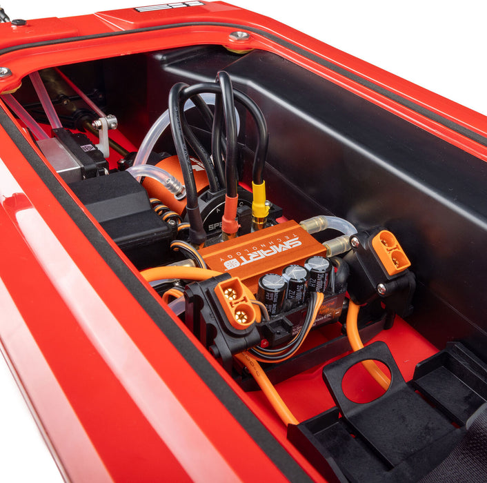 Sonicwake 36" V3 Self-Righting V-Hull Boat RTR, Red