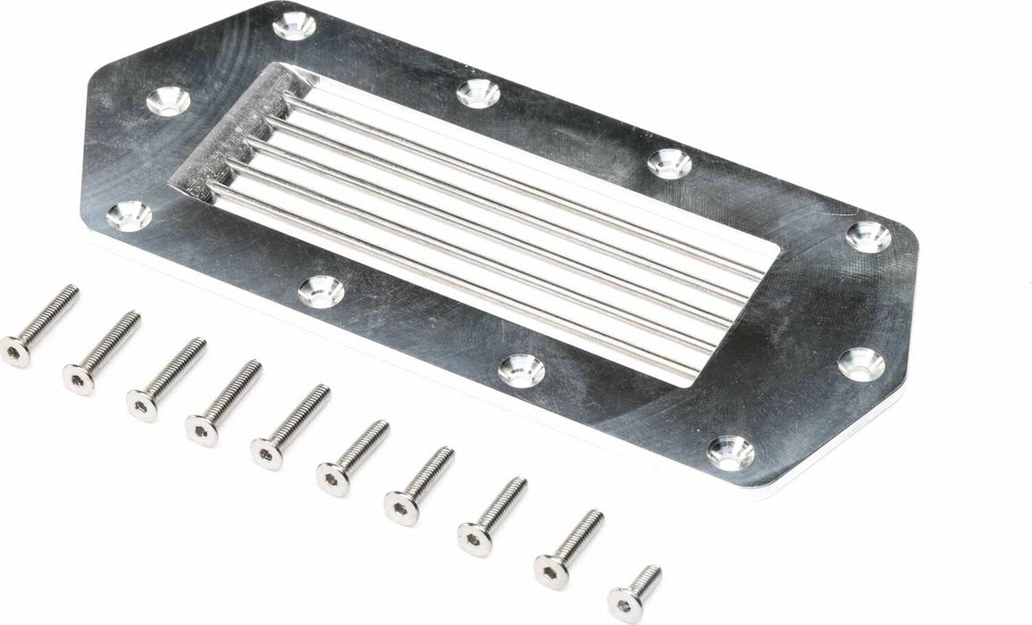 Aluminum, Stainless Intake Grate: Jetstream