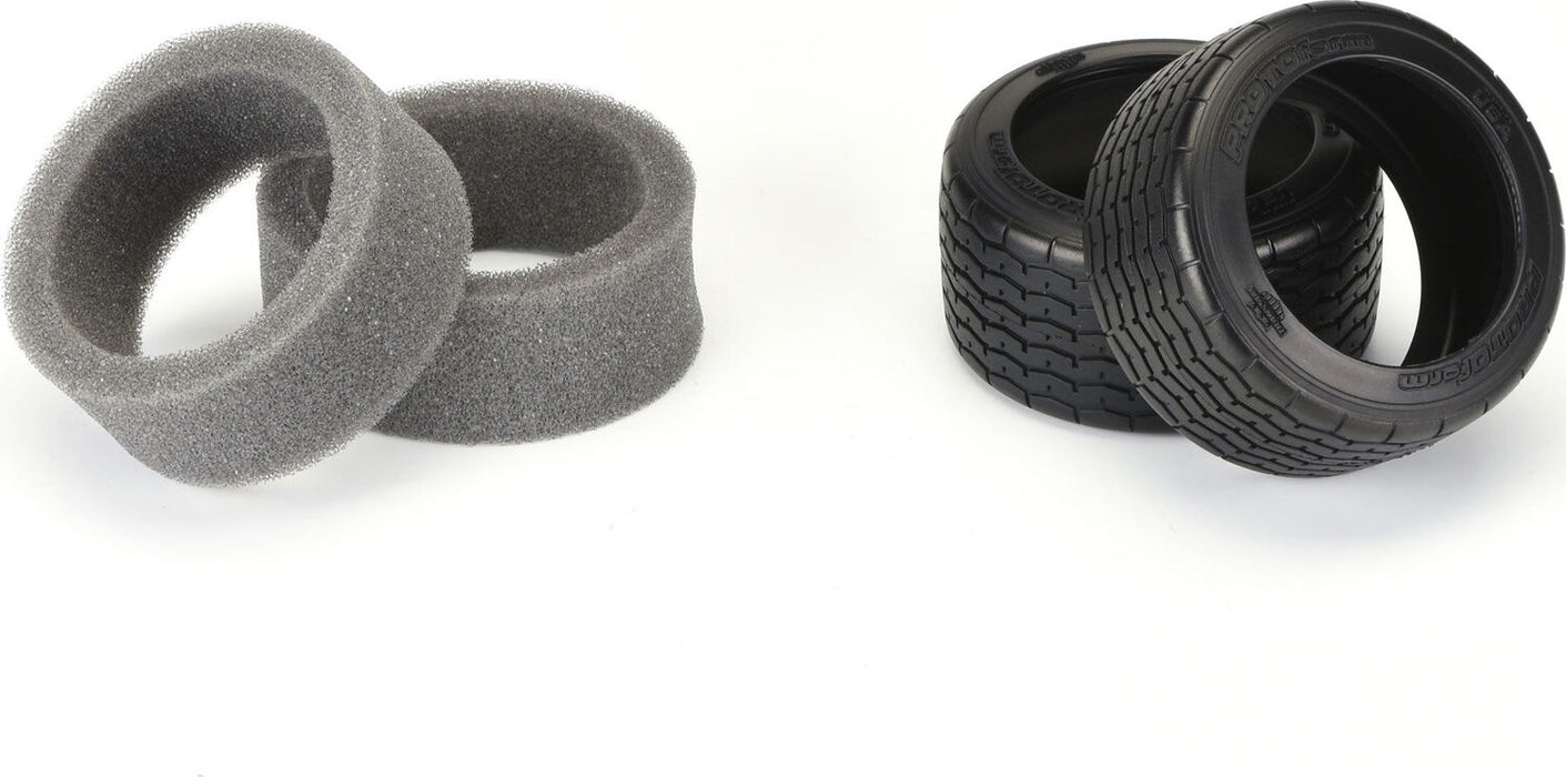 1/10 PROTOform VTA Rear 31mm VTA Tires Mounted 12mm Black Wheels (2)