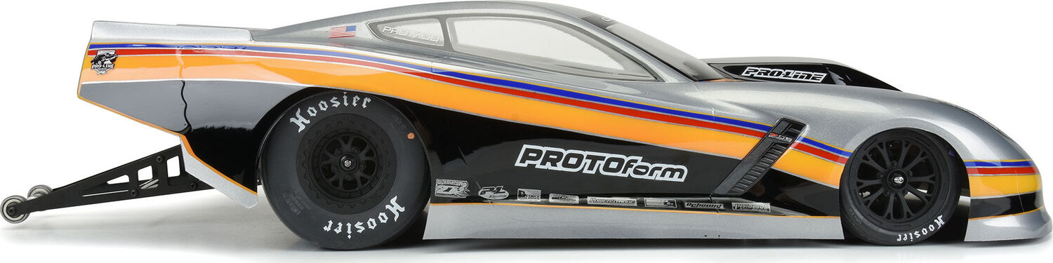 1/10 Chevrolet Corvette C7 Pro-Mod Clear Body: Drag Car