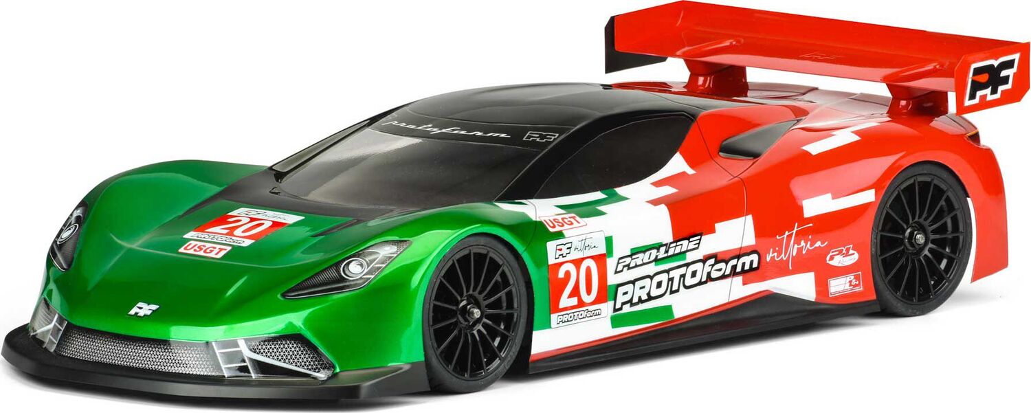 1/10 Vittoria GT Clear Body: 190mm Touring Car