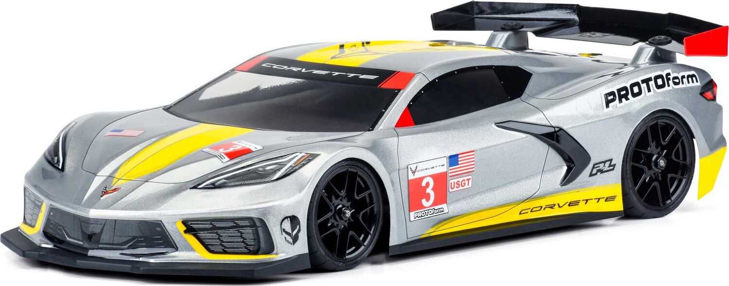 1/10 Chevrolet Corvette C8 Clear Body: 190mm Touring Car